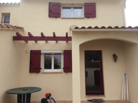 Chantier alu rouge